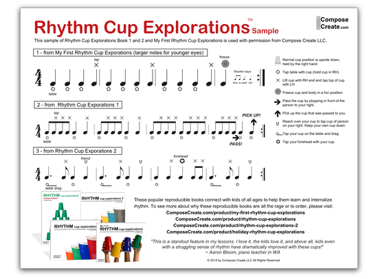 Rhythm Cup Explorations Teacher Sample